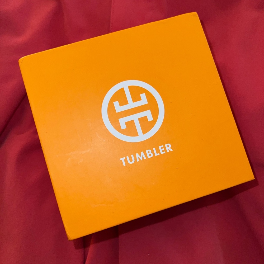 Orange Tumbler Knife Sharpener with Box